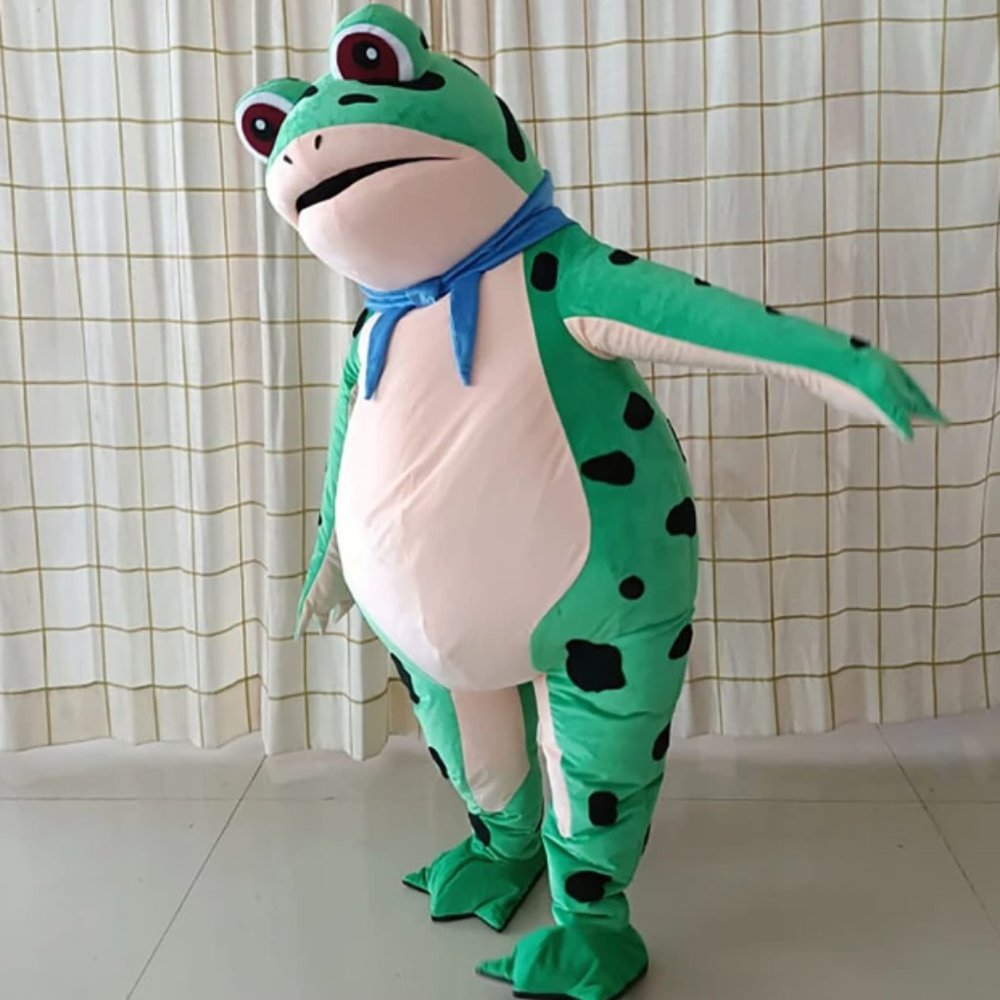 Cute Inflatable Frog Costume (Size Medium)
